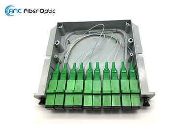 SC/APC 연결관에 Mountable 카세트 유형 Iber 광학적인 쪼개는 도구 PLC 2x8 선반